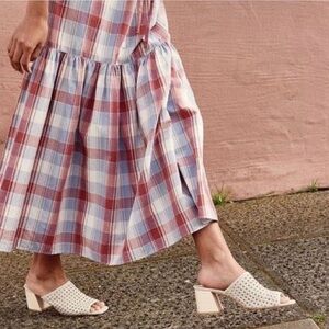 FREDA SALVADOR Pia Woven Block Heel Sandals size 6